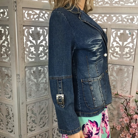Vintage Claudio Nucci Stretch Denim Jacket - Picture 7 of 11